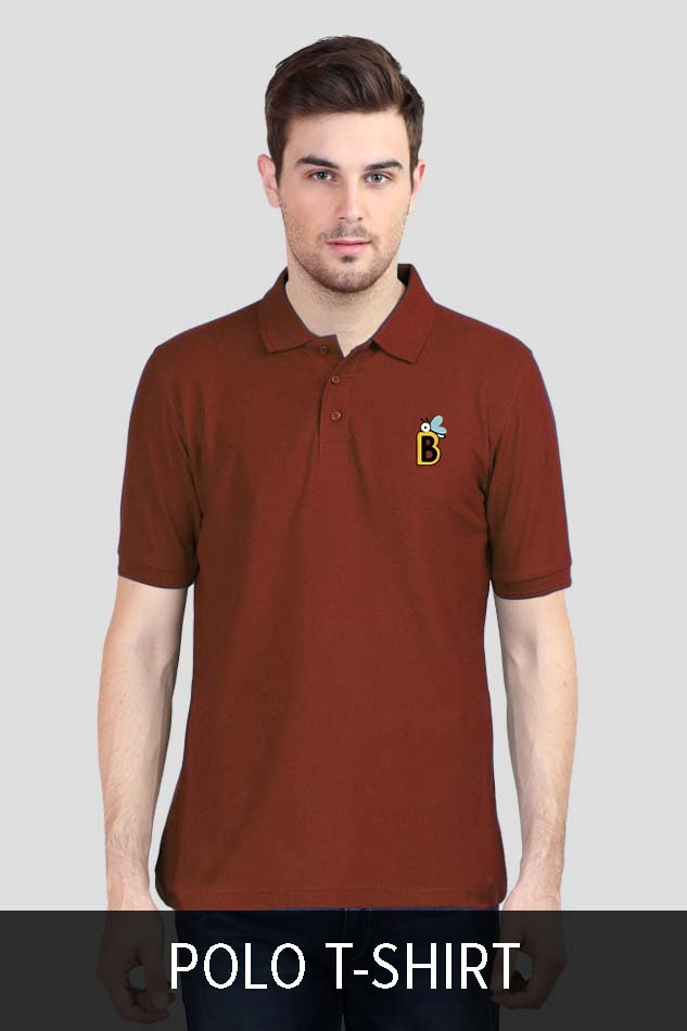 Men Polo T-shirt with Graphics Print, India and USA